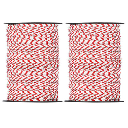 Giantz Electric Fence Poly Rope 2x 500M FIK-ROPE-500MX2