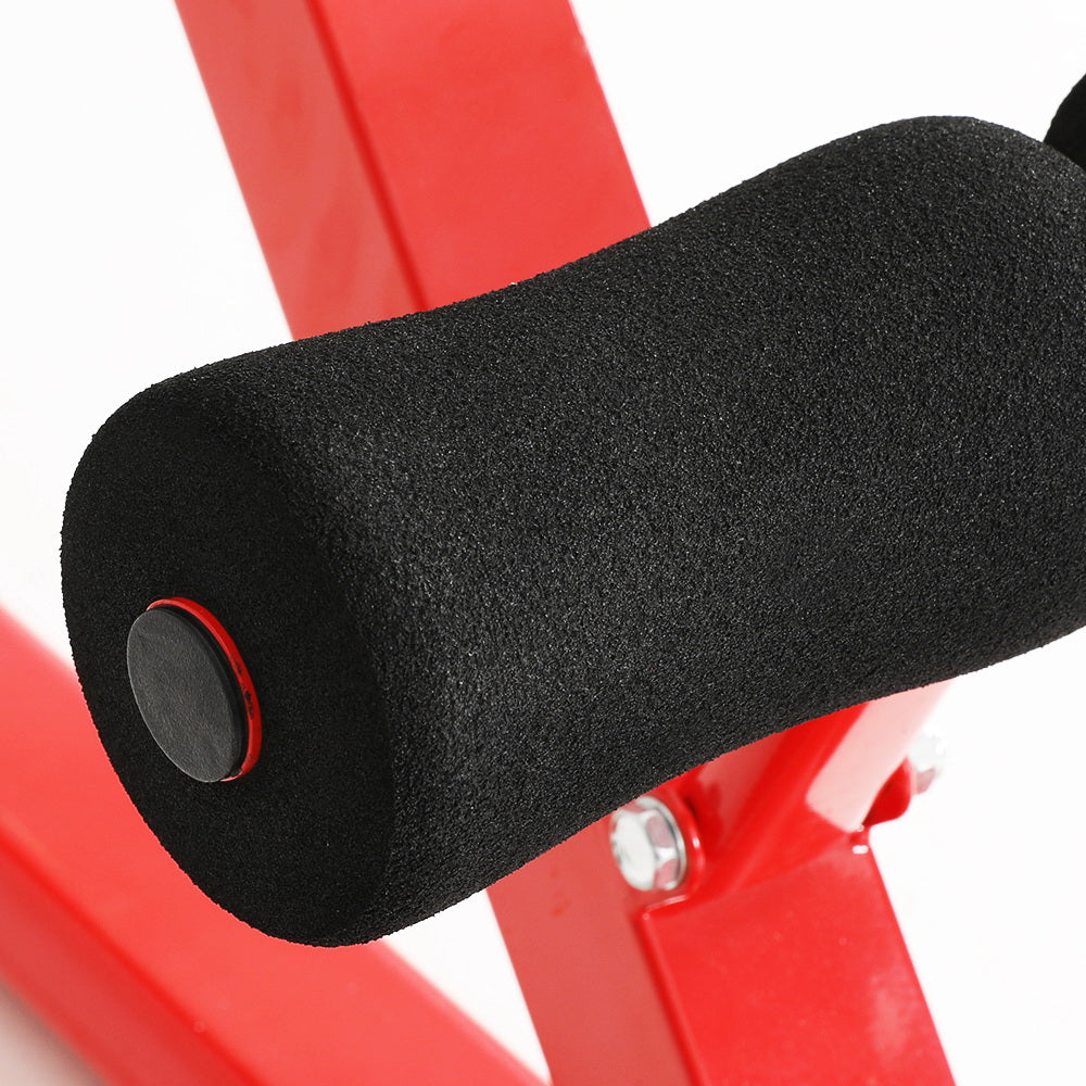 Everfit Weight Bench Adjustable Roman Chair 10 in 1 Home Gym Fitness 200kg FIT-I-BENCH-FID-RD