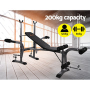 Everfit Weight Bench 8 in 1 Bench Press Adjustable Home Gym Station 200kg FIT-I-BENCH-M