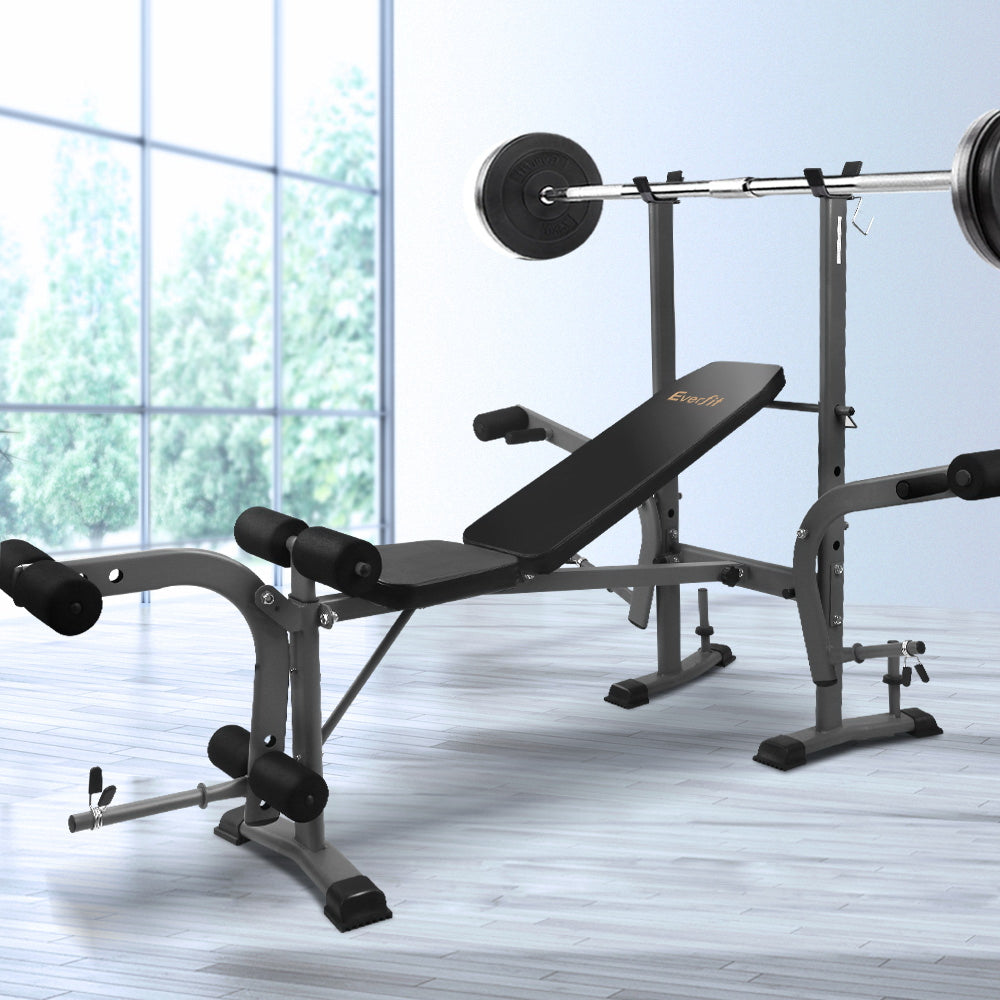 Everfit Weight Bench 8 in 1 Bench Press Adjustable Home Gym Station 200kg FIT-I-BENCH-M