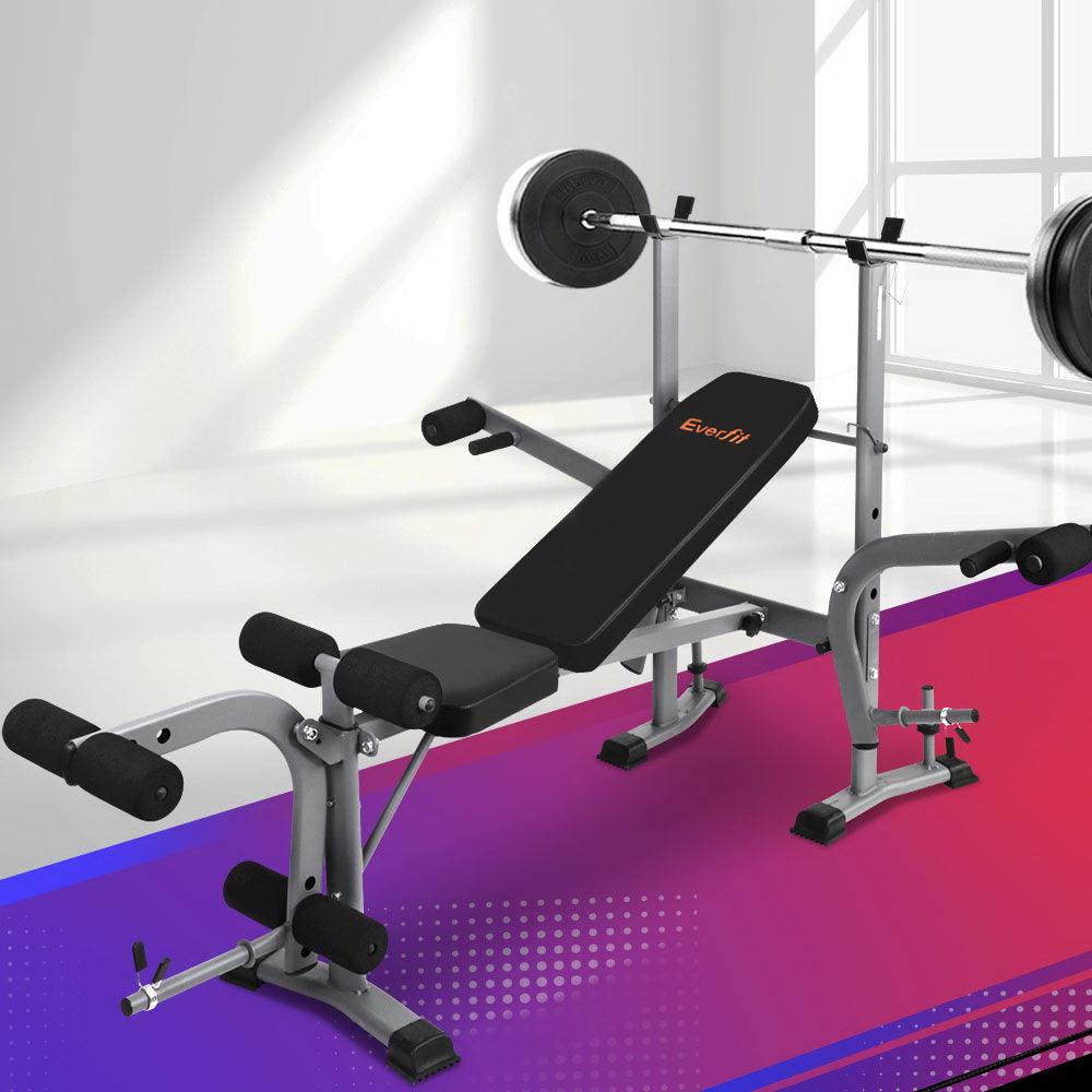 Everfit Weight Bench 8 in 1 Bench Press Adjustable Home Gym Station 200kg FIT-I-BENCH-M