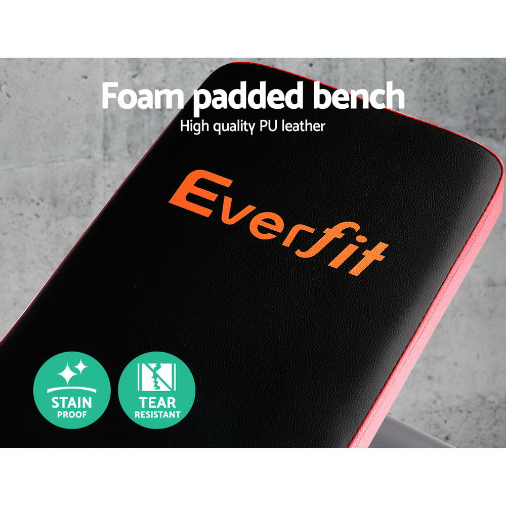 Everfit Weight Bench Squat Rack Bench Press Home Gym Equipment 200kg FIT-I-BENCH-S