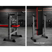 Everfit Weight Bench Squat Rack Bench Press Home Gym Equipment 200kg FIT-I-BENCH-S
