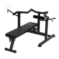 Everfit Chest Press Machine Home Gym Equipment Folding Workout Bench with Independent Arms Black FIT-I-CHEST-BK