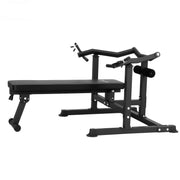 Everfit Chest Press Machine Home Gym Equipment Folding Workout Bench with Independent Arms Black FIT-I-CHEST-BK