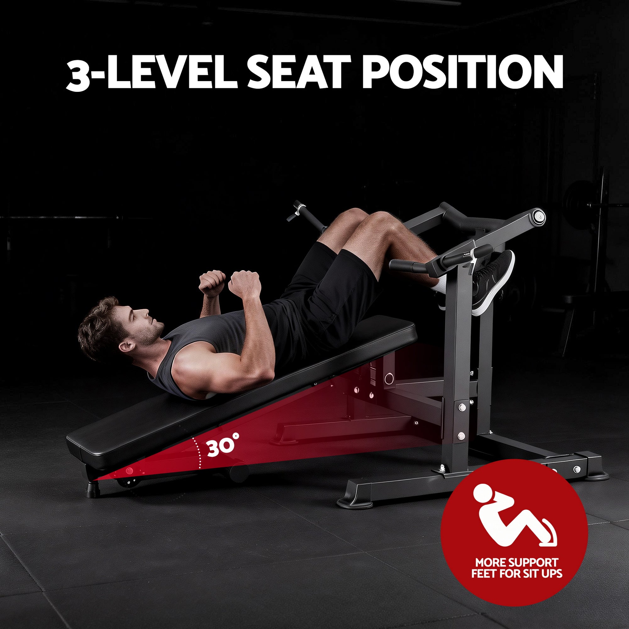 Everfit Chest Press Machine Home Gym Equipment Folding Workout Bench with Independent Arms Black FIT-I-CHEST-BK