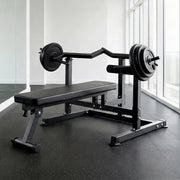 Everfit Chest Press Machine Home Gym Equipment Folding Workout Bench with Independent Arms Black FIT-I-CHEST-BK