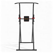Everfit Chin Up Tower Pull Up Station Adjustable Dip Station Folding Home Gym Black FIT-I-CHINUP-FOLD