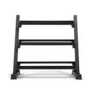 Everfit Dumbbell Rack 3-Tier Heavy Duty Weight Storage for Home Gym 300kg Capacity Black FIT-I-RACK-3L