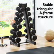 Everfit Dumbbells Rack 6 Tier Dumbbell Stand Home Gym Storage 200kg Capacity FIT-I-RACK-6L