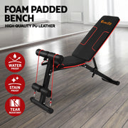 Everfit Weight Bench Adjustable FID Bench Press Home Gym 150kg Capacity FIT-J-FID-03
