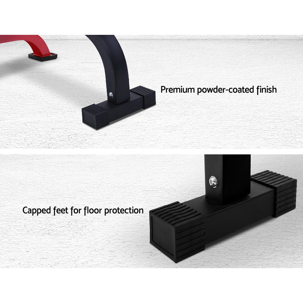 Everfit Weight Bench Flat Bench Press Home Gym Fitness 300KG Capacity FIT-J-SITUP-FLAT