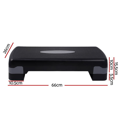 Everfit Aerobic Step Exercise Stepper Steps Home Gym Fitness Block Bench Riser FIT-K-AES-T003