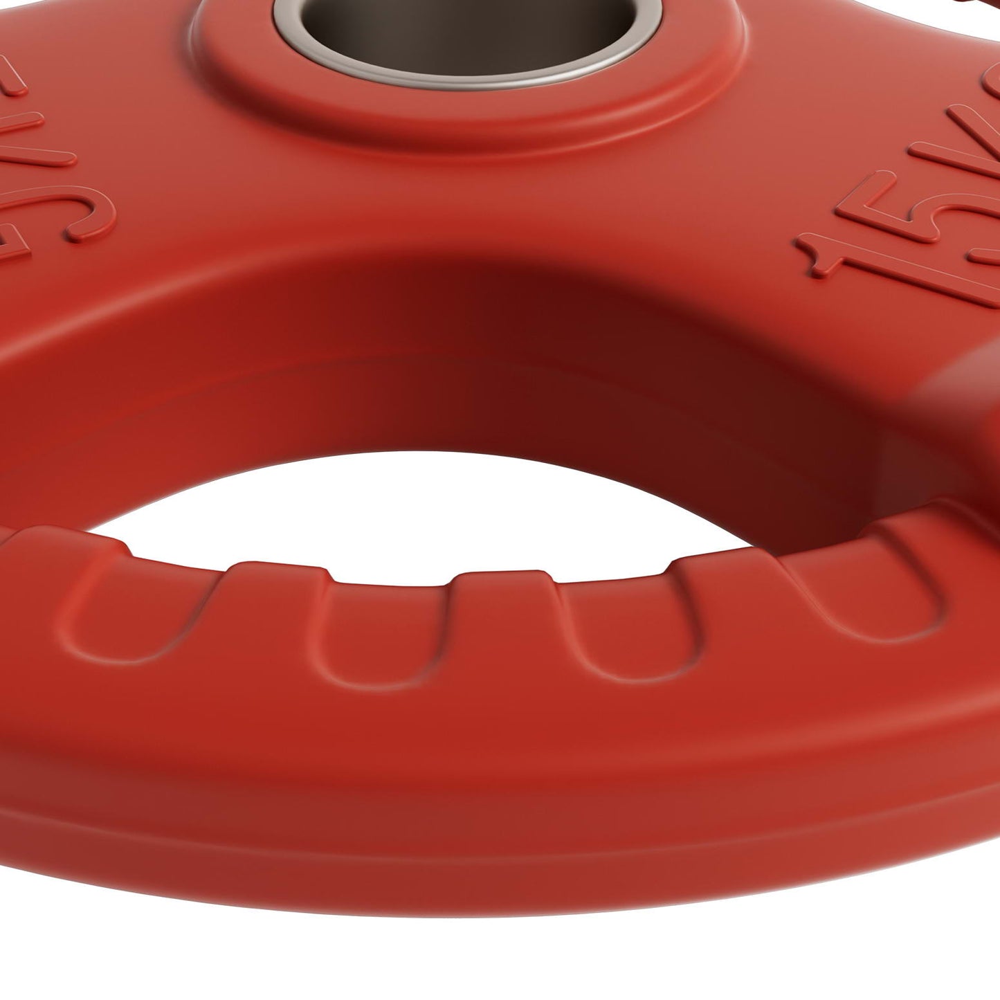 Everfit Weight Plates Olympic 15kg Dumbbell Barbell Plate Weight Lifting Home Gym Red FIT-K-DB-PL-15KG-RD