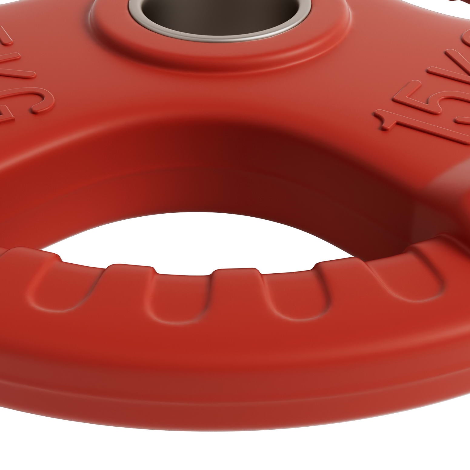 Everfit Weight Plates Olympic 15kg Dumbbell Barbell Plate Weight Lifting Home Gym Red FIT-K-DB-PL-15KG-RD