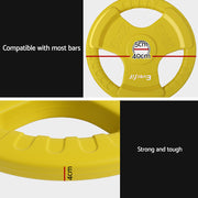 Everfit Weight Plates Olympic 20kg Dumbbell Barbell Plate Weight Lifting Home Gym Yellow FIT-K-DB-PL-20KG-YE