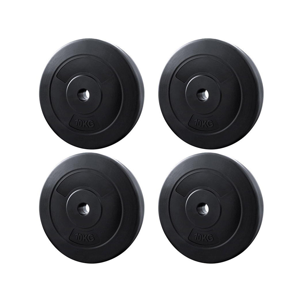 Everfit 40kg Barbell Weight Plates Standard Home Gym Press Fitness Exercise FIT-K-DB-PL-40