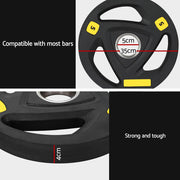 Everfit Weight Plates Olympic 5kg Dumbbells Barbells Plate Weight Lifting Home FIT-K-DB-PL-5KG