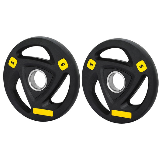 Everfit Weight Plates Olympic 5kgx2 Dumbbells Barbells Plate Weight Lifting Home FIT-K-DB-PL-SET-10KG