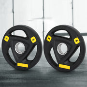 Everfit Weight Plates Olympic 5kgx2 Dumbbells Barbells Plate Weight Lifting Home FIT-K-DB-PL-SET-10KG