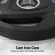 Everfit Weight Plates Standard 25kgx2 Dumbbells Barbells Plate Weight Lifting Home Gym FIT-K-DB-PL-SET-50KG