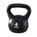 Everfit 4kg Kettlebell Set Weight Lifting Bench Dumbbells Kettle Bell Gym Home FIT-K-KB-4KG-BLACK