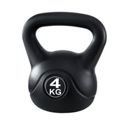 Everfit 4kg Kettlebell Set Weight Lifting Bench Dumbbells Kettle Bell Gym Home FIT-K-KB-4KG-BLACK
