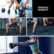Everfit 4kg Kettlebell Set Weight Lifting Bench Dumbbells Kettle Bell Gym Home FIT-K-KB-4KG-BLACK