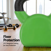 Everfit 8kg Kettlebell Set Weightlifting Bench Dumbbells Kettle Bell Gym Home FIT-K-KB-8KG-GN