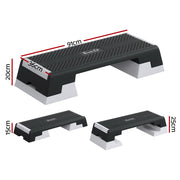 Everfit 3 Level Aerobic Step Adjustable Stepper for Home Workouts FIT-M-AES-T004