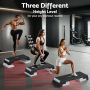 Everfit 3 Level Aerobic Step Adjustable Stepper for Home Workouts FIT-M-AES-T004