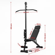 Everfit Adjustable Weight Bench Foldable Multi-Function Weight Bench