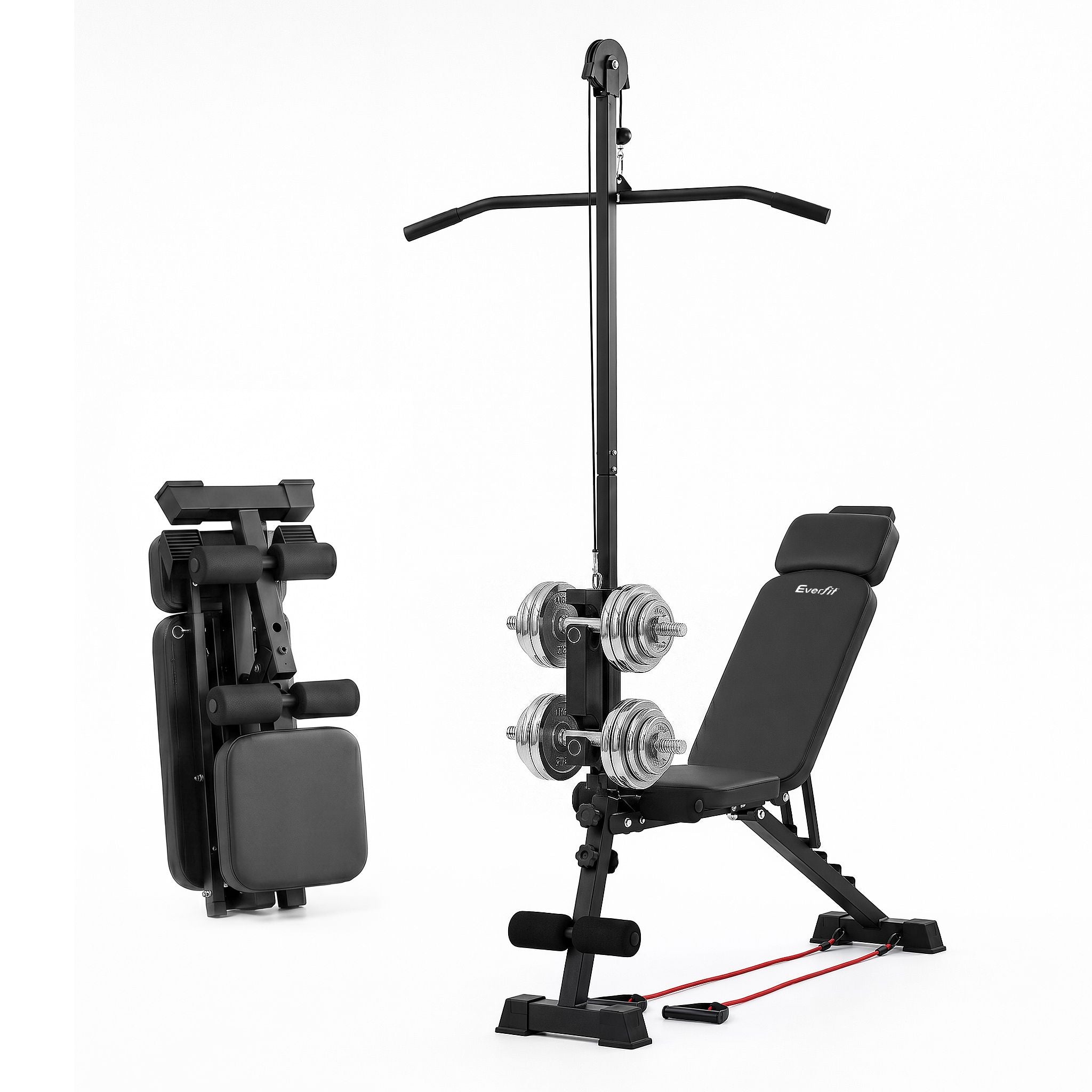 Everfit Adjustable Weight Bench Foldable Multi-Function Weight Bench