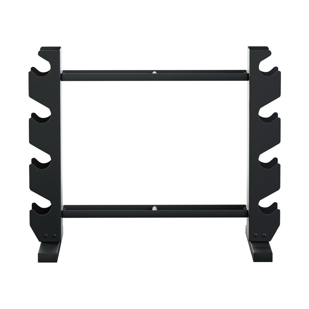 Everfit Dumbbells Rack Dumbbell Kettlebell Stand Home Gym Storage 200kg Capacity FIT-M-RACK-4L