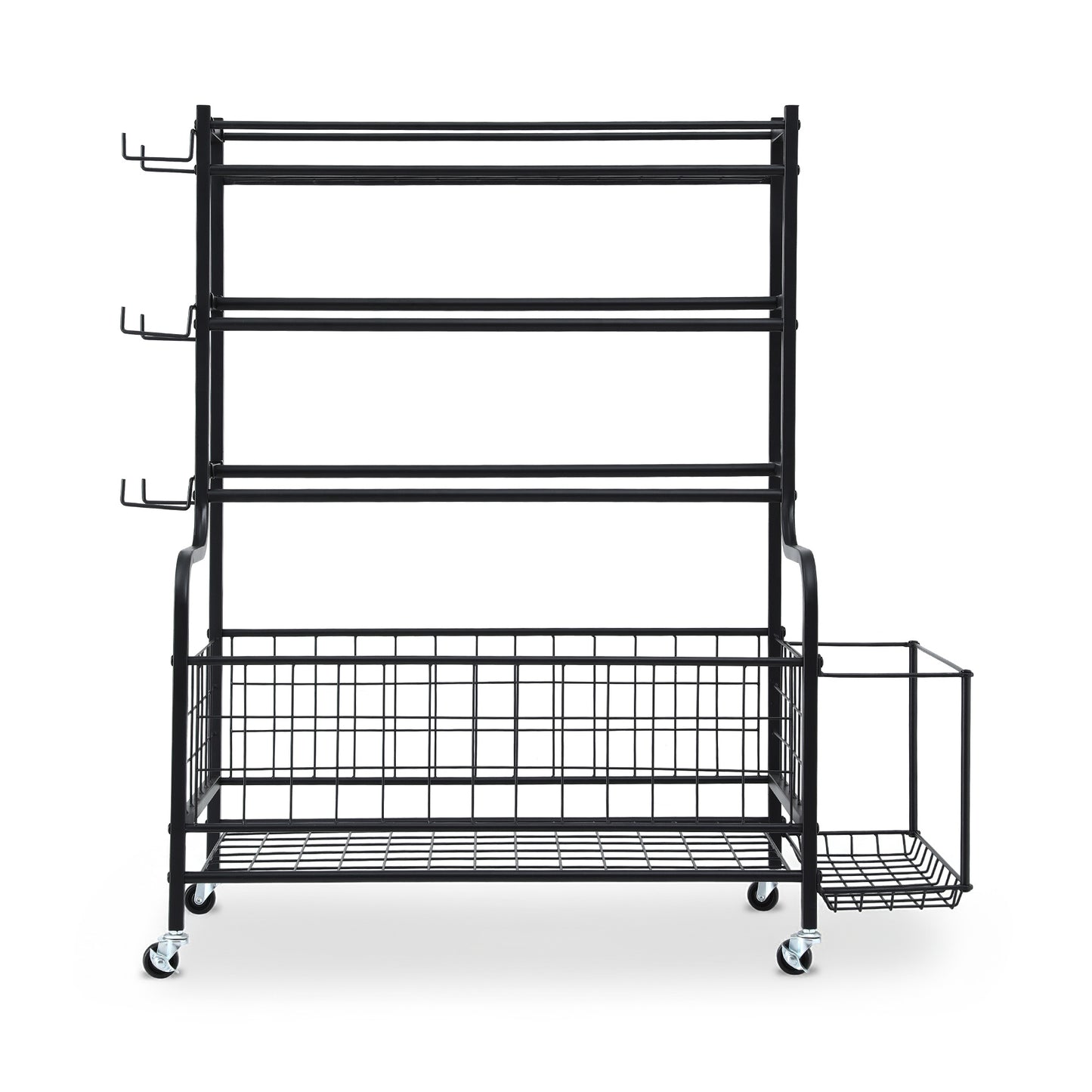 Everfit Dumbbell Rack Weight Rack for Dumbbells Home Gym Storage Black FIT-M-RACK-H-4L
