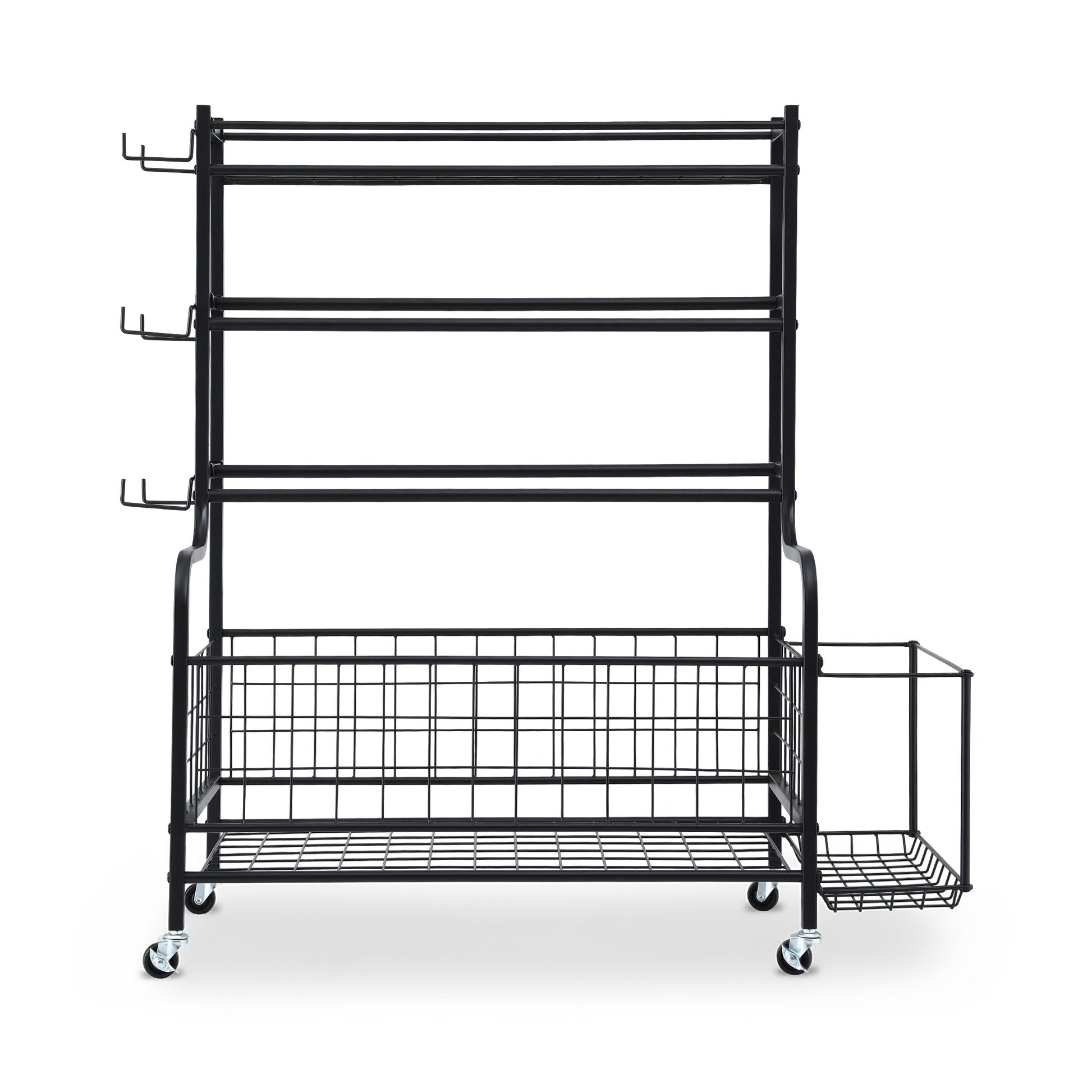 Everfit Dumbbell Rack Weight Rack for Dumbbells Home Gym Storage Black FIT-M-RACK-H-4L
