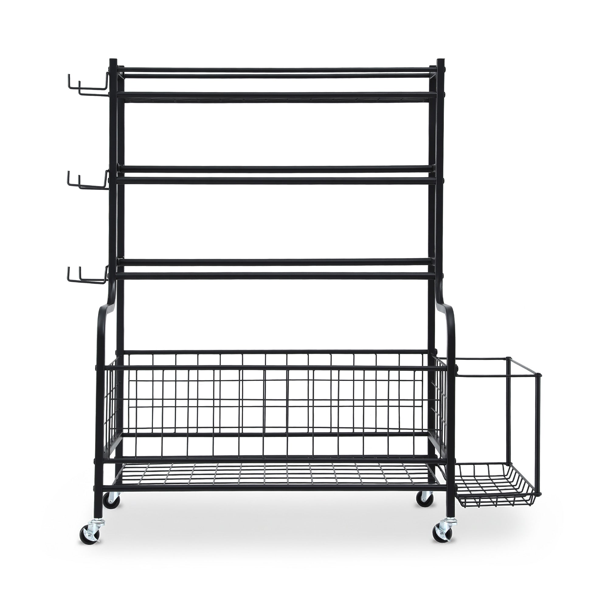 Everfit Dumbbell Rack Weight Rack for Dumbbells Home Gym Storage Black FIT-M-RACK-H-4L