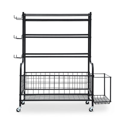 Everfit Dumbbell Rack Weight Rack for Dumbbells Home Gym Storage Black FIT-M-RACK-H-4L