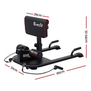 Everfit Deep Sissy Squat Weight Bench Adjustable Leg Extension Strength Training FIT-M-SQUAT-BENCH-BK