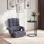 Artiss Floor Sofa Chair & Coffee Table Set, Swivel Lounge Recliner Side Tables FLOOR-0163-G-IND