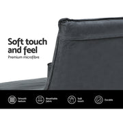 Artiss Floor Sofa Bed Lounge Couch Recliner Chair Folding Foam Camping Bed FLOOR-0312-CH