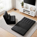 Artiss Sofa Bed Adjustable Floor Chair & TV Unit 120cm Entertainment Cabinet Set FLOOR-170SUE-E-TV01