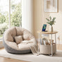 Artiss Floor Lounge and Coffee Table w/ Charging Station Set FLOOR-180LIN-V-COF-03
