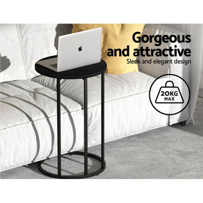 Artiss Single Sofa Bed and Side Table Set, Adjustable Recliner Narrow End Table FLOOR-19LIN-COF-01