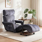 Artiss Floor Lounge & Coffee Table Set, Adjustable Recliner End Table w/ Wheels FLOOR-ARM-S-COF07