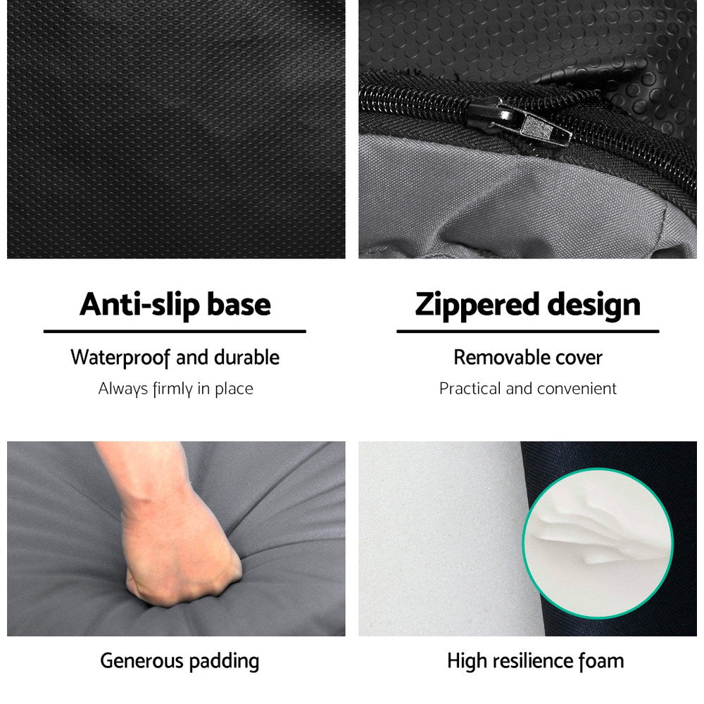 Artiss Floor Lounge Sofa Camping Chair Grey FLOOR-CAMP-0156R-GY