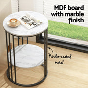 Artiss Sofa Bed Floor Lounge Recliner Foldable Chair & Side Table Bundle FLOOR-M193-S-COF08
