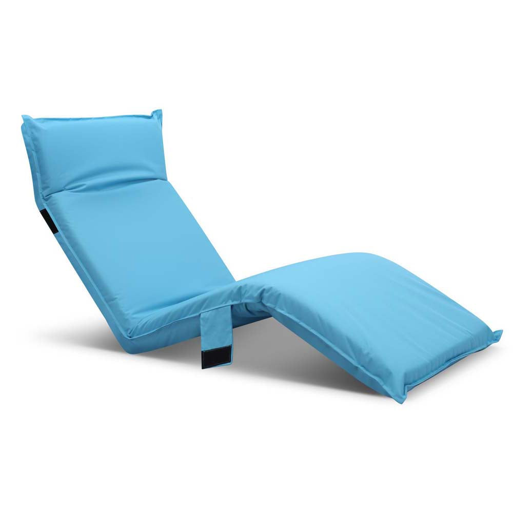 Artiss Floor Lounge Sofa Camping Chair Blue FLOOR-OUT-0302-BU