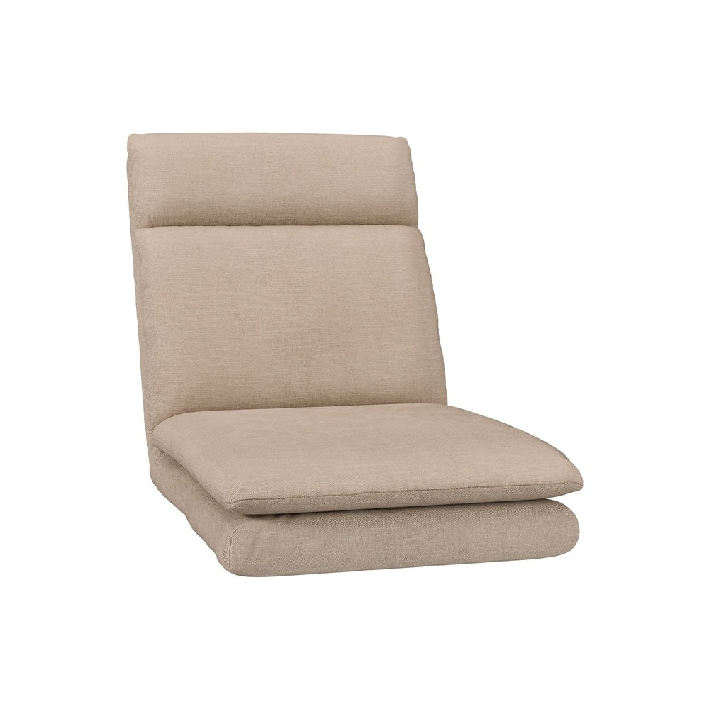 Artiss 2XFloor Chair Sofa Linen Beige FLOOR-SBL-01LIN-1S-BRX2