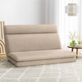 Artiss Floor Chair Sofa 2 Seater Linen Beige FLOOR-SBL-01LIN-2S-BR